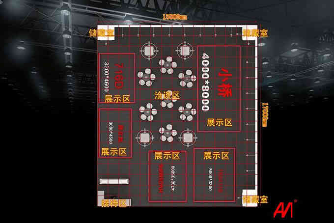 深圳展會設(shè)計-漢川數(shù)控深圳展覽設(shè)計效果圖